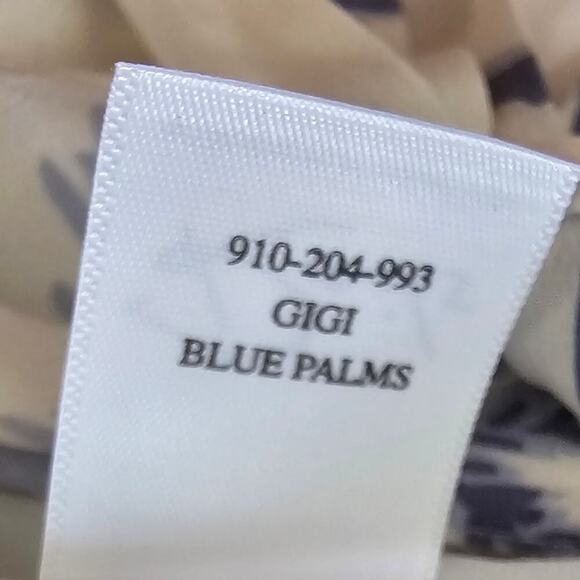 Rails Gigi Silk Short Blue Palms Size S - Picture 10 of 10